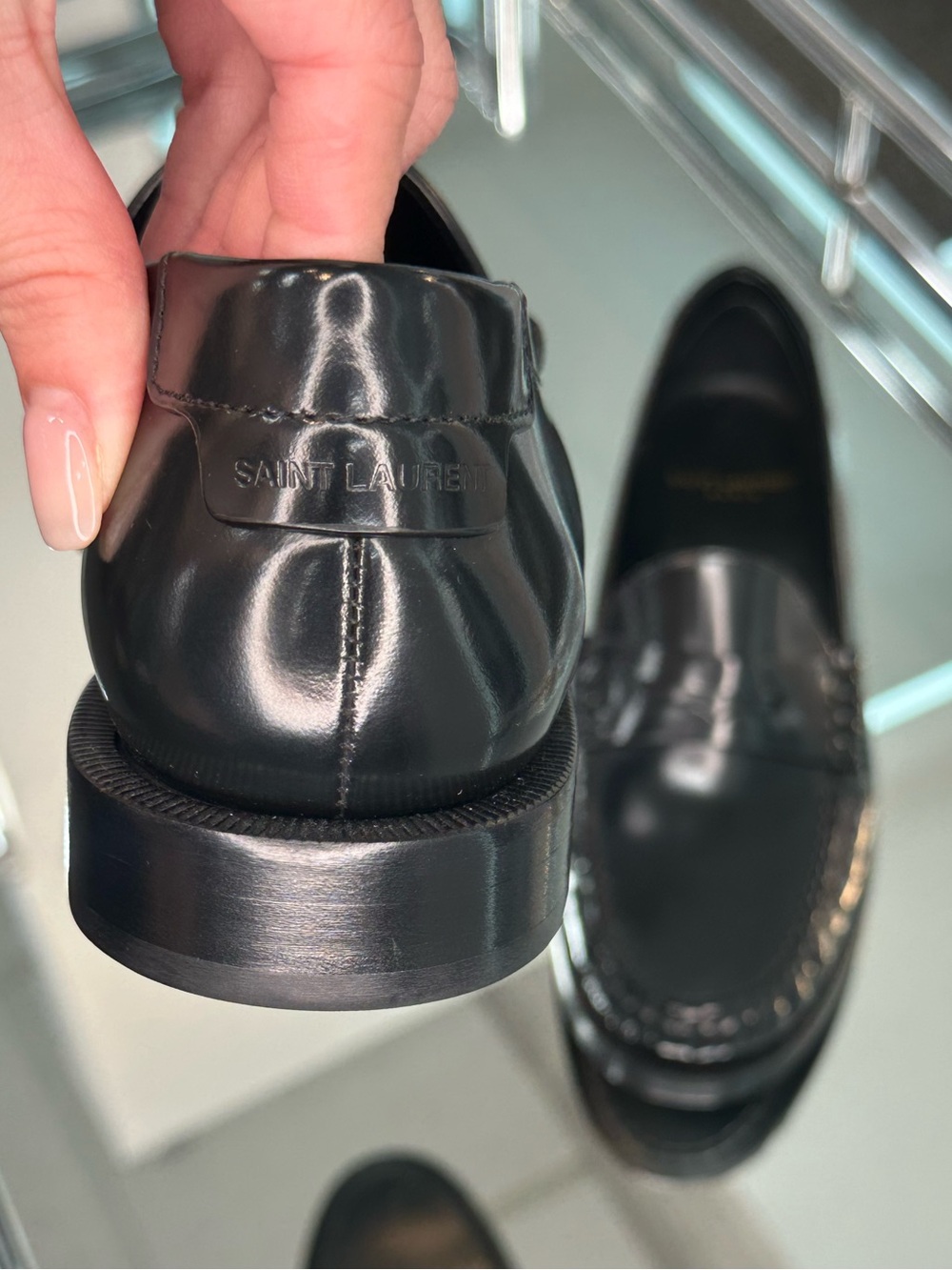Saint Laurent Magnum Lux Loafer Moccasins - Picture 7 of 12